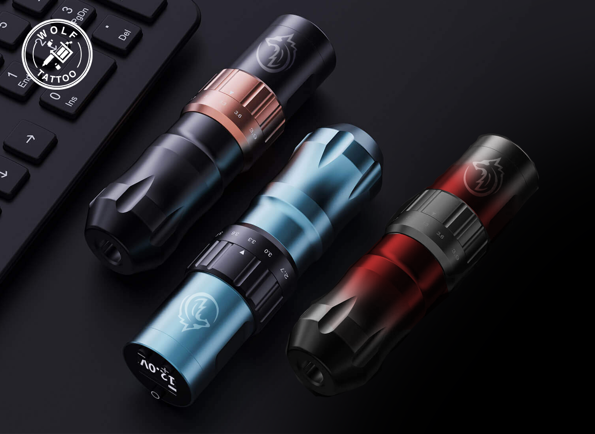 Máquina Para Tatuar Wolf Tattoo "FOLD" , Profesional, Inalámbrica.