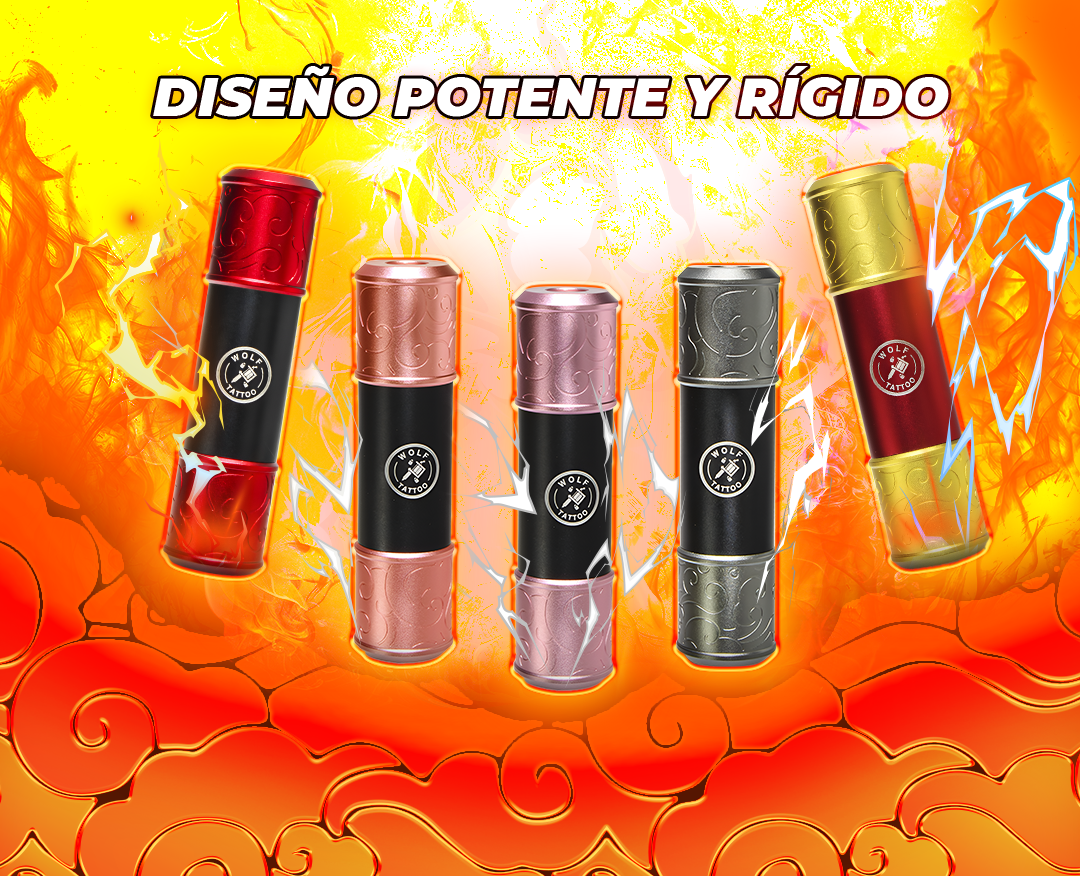 Máquina Rotativa "Goku I" Para Tatuaje Profesional, Tattoo Pen, Alámbrica