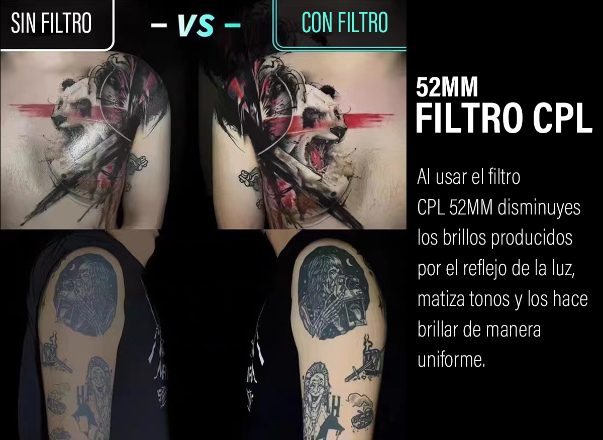 Kit de Iluminación Con Filtro CPL