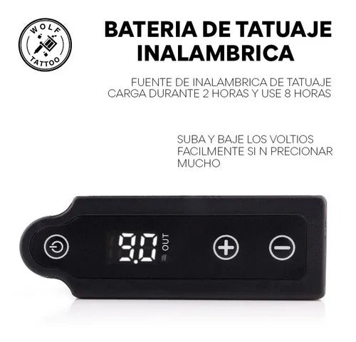 Batería Inalámbrica Para Máquina De Tatuaje Dc