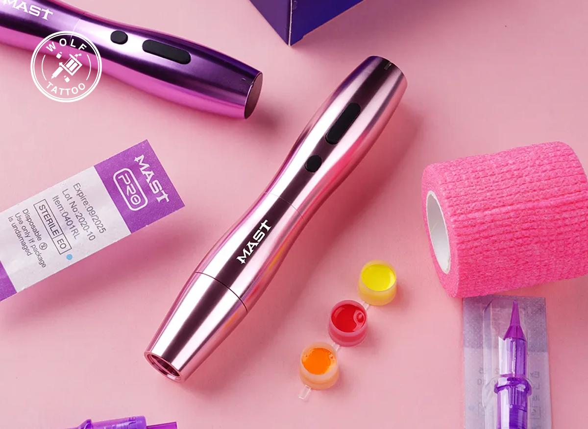 Máquina para Tatuar "P20", marca MAST, Micropigmentación, Alámbrica 1 Batería