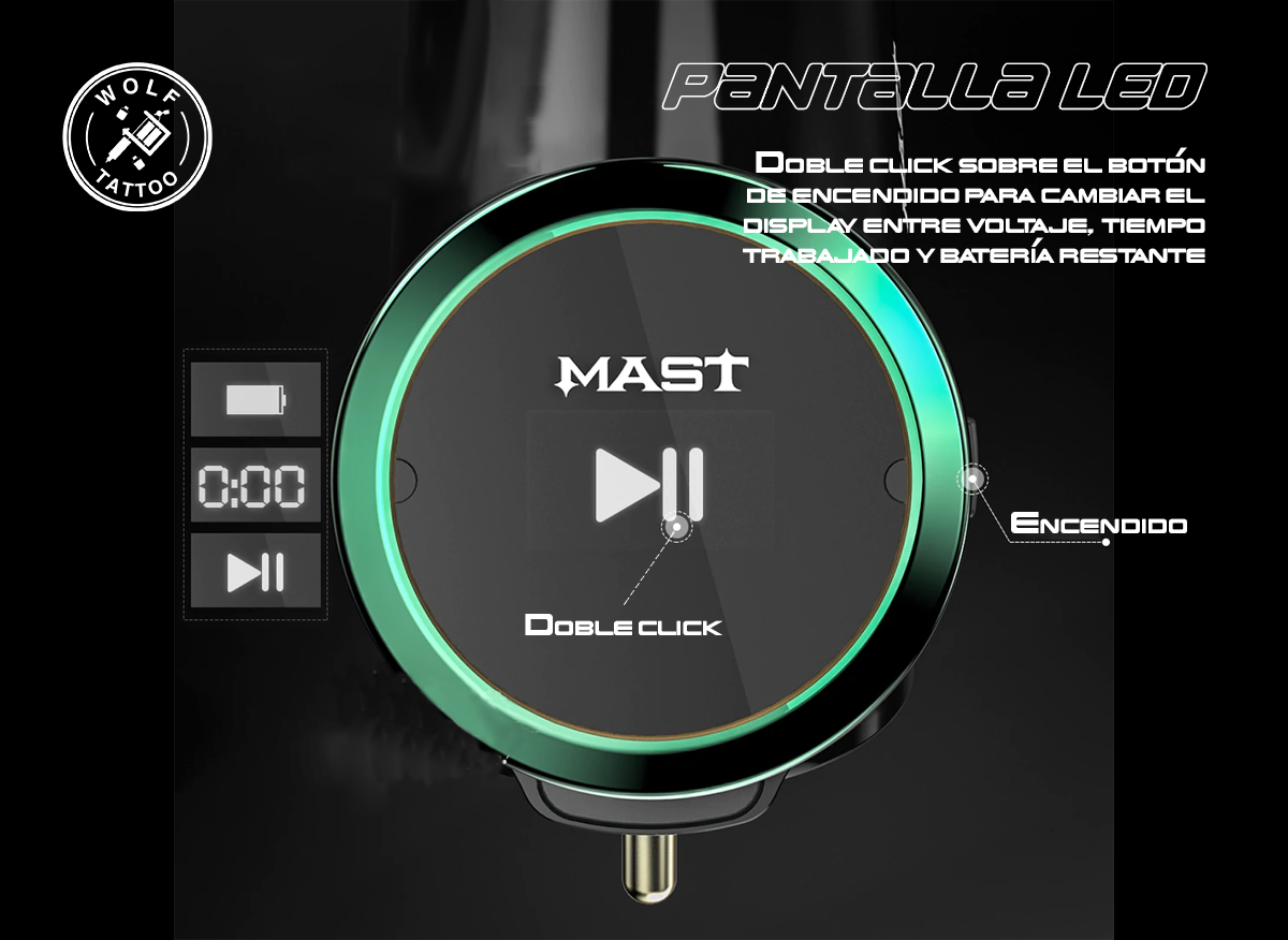 Mast T3 Batería Inalámbrica RCA