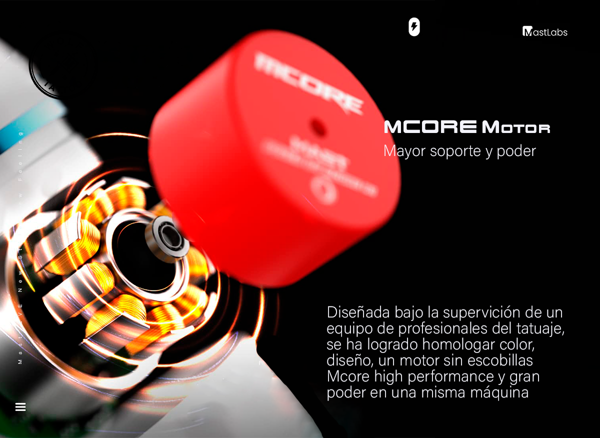 Máquina para Tatuar "LABS", marca MAST, Micropigmentación. Alámbrica.