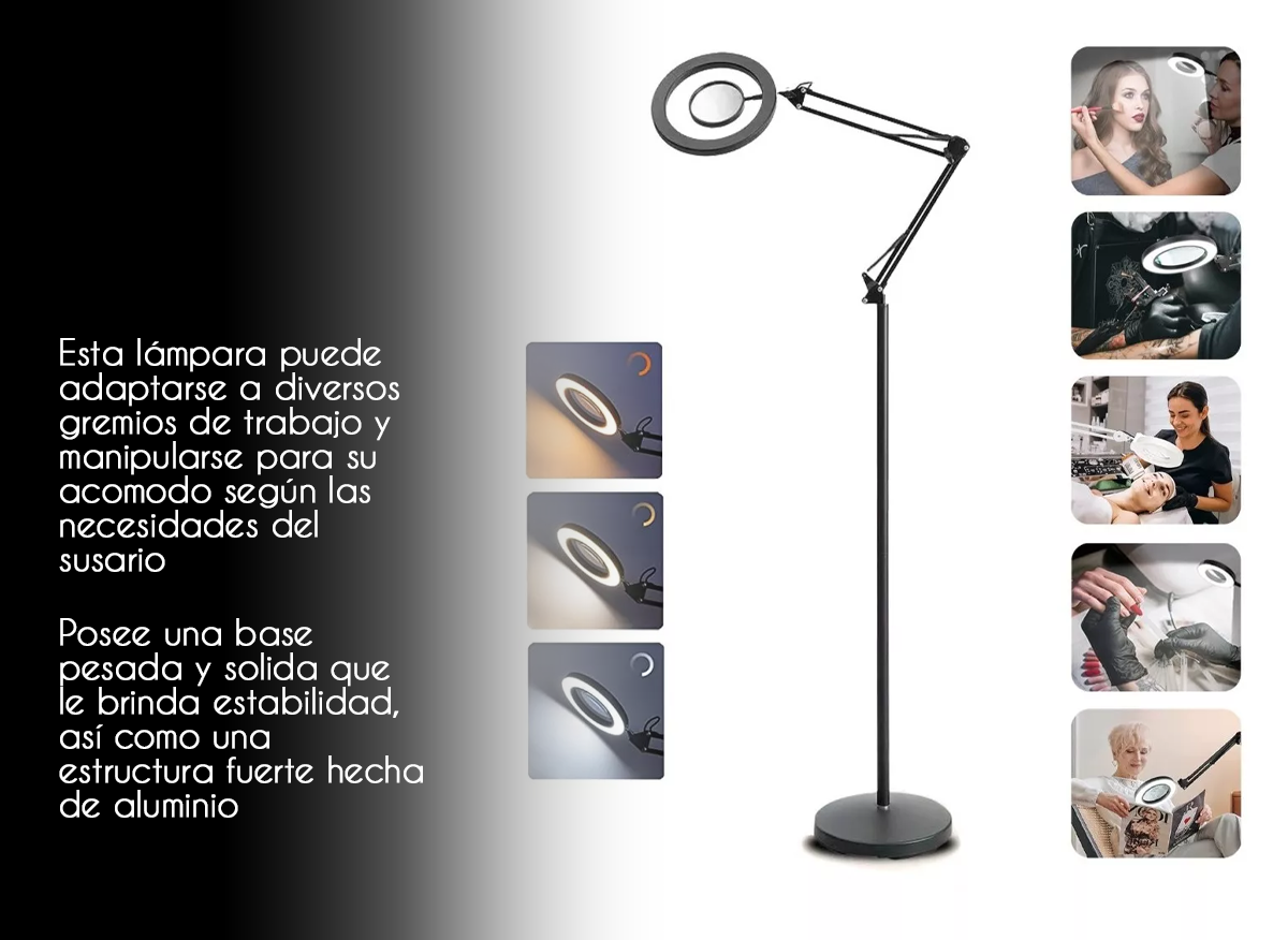Lámpara con Lupa 26cm