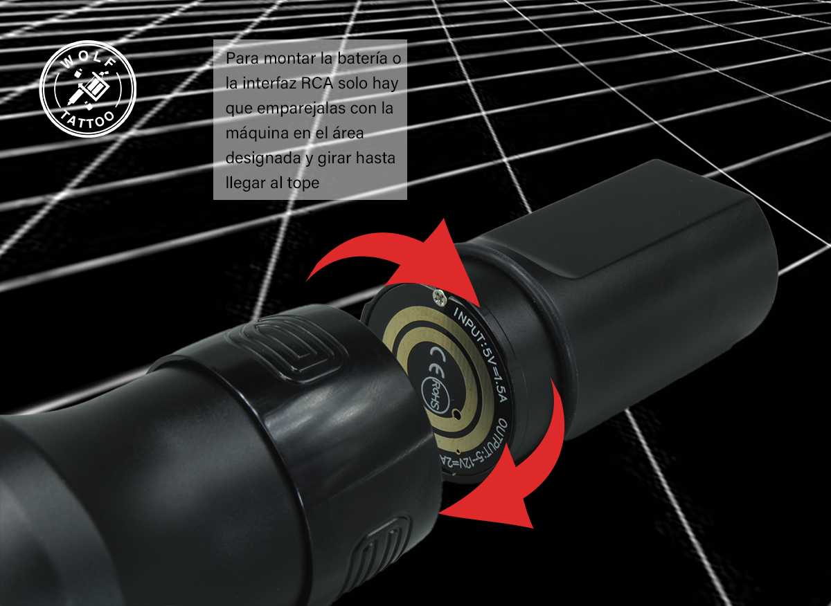 Máquina Para Tatuar Premium, Tipo "EXO" , Profesional, Inalámbrica.