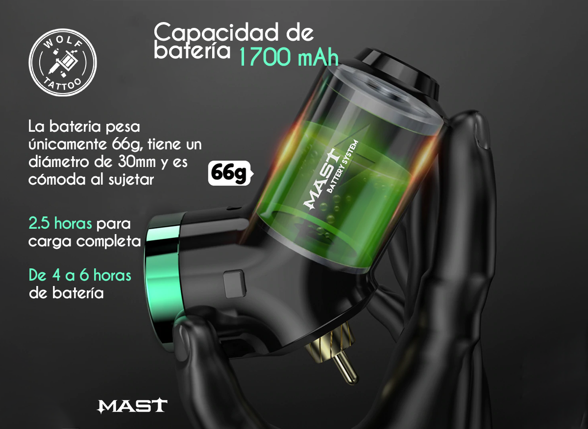Mast T3 Batería Inalámbrica RCA