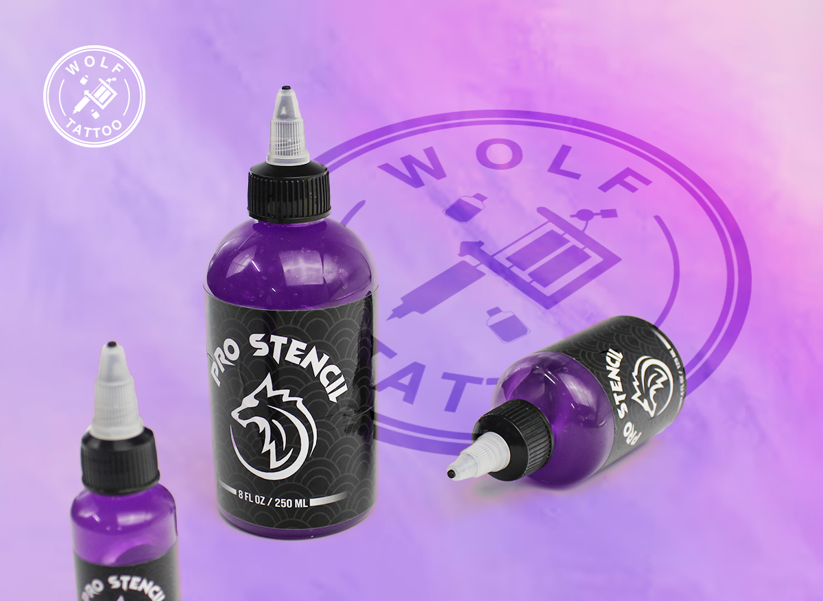 Gel Pro Stencil Transfer Wolf