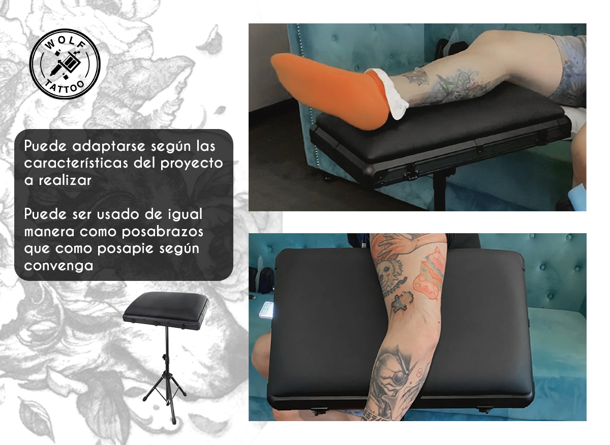 Kit de Viaje / Descansa brazo y Mesa de trabajo portátil