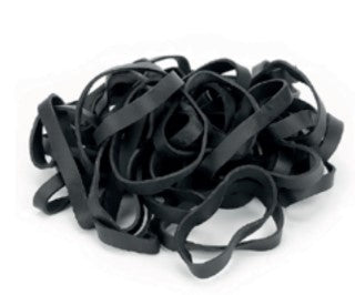 Banda de Goma Negra 50pz