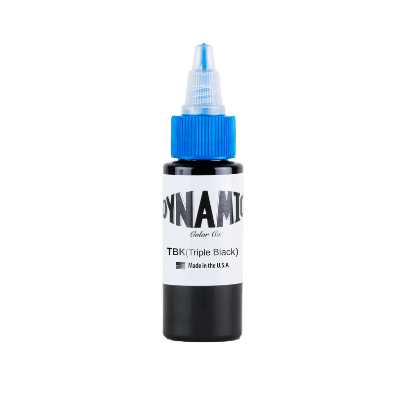 Tinta para Tatuajes "Dynamic Triple Black", marca Dynamic Color