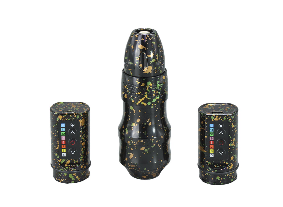 Máquina Para Tatuar Premium, Tipo "EXO" , Profesional, Inalámbrica.