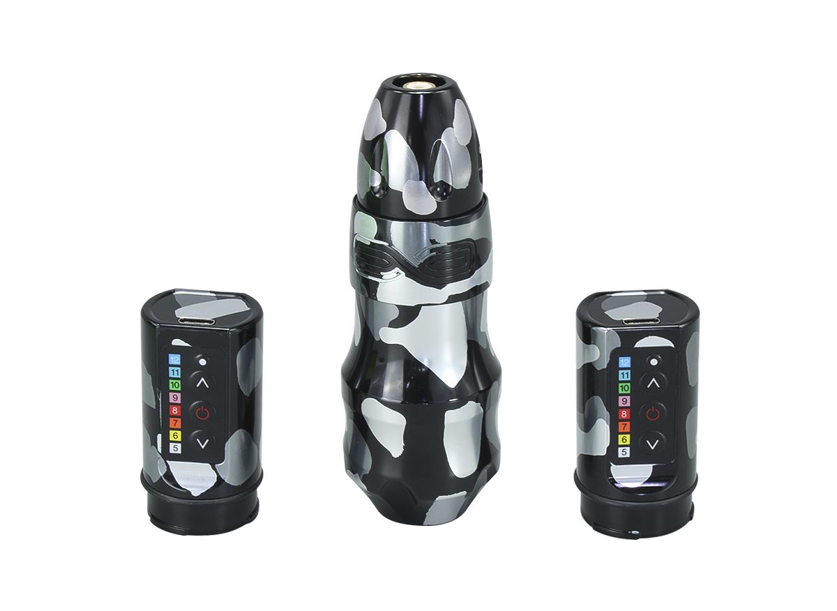 Máquina Para Tatuar Premium, Tipo "EXO" , Profesional, Inalámbrica.