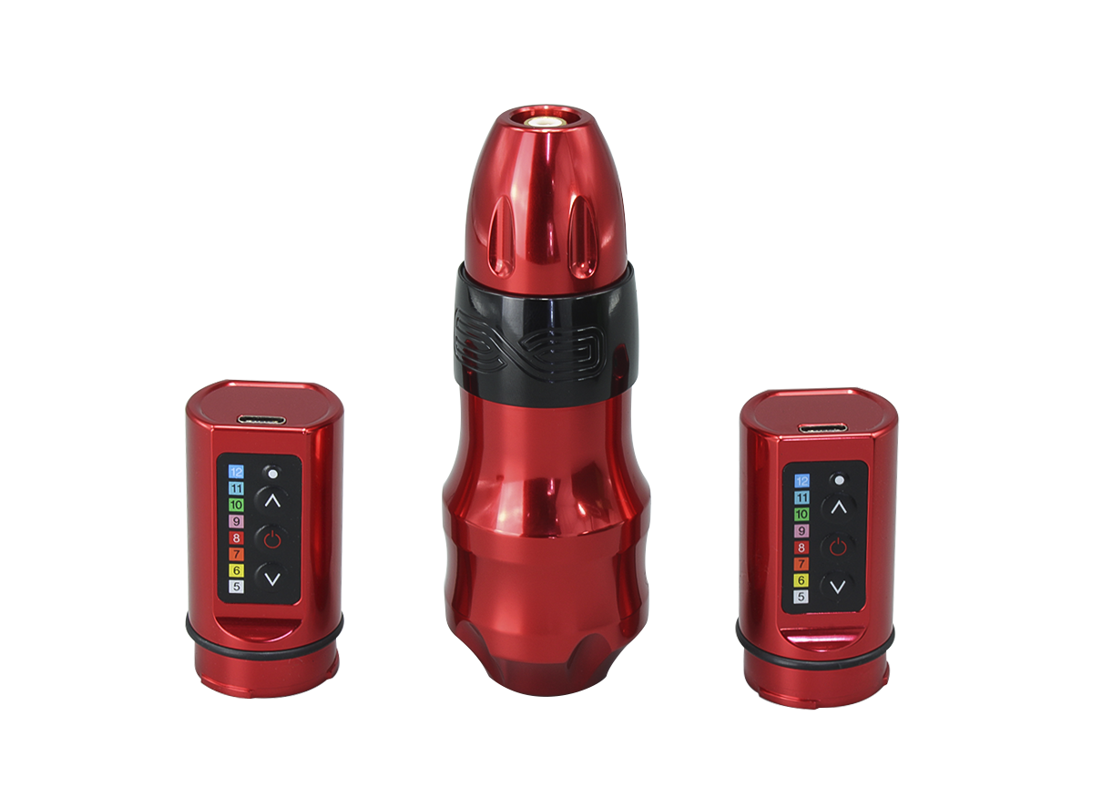 Máquina Para Tatuar Premium, Tipo "EXO" , Profesional, Inalámbrica.