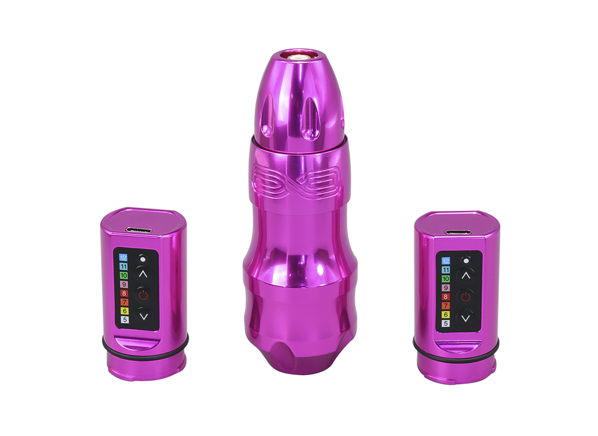 Máquina Para Tatuar Premium, Tipo "EXO" , Profesional, Inalámbrica.