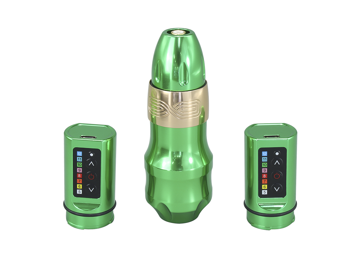 Máquina Para Tatuar Premium, Tipo "EXO" , Profesional, Inalámbrica.