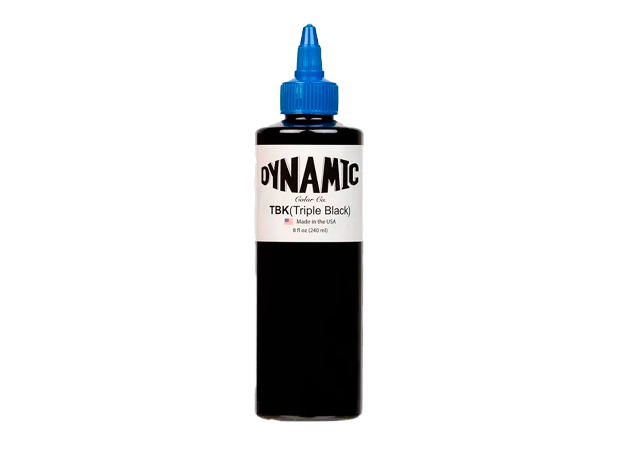 Tinta para Tatuajes "Dynamic Triple Black", marca Dynamic Color
