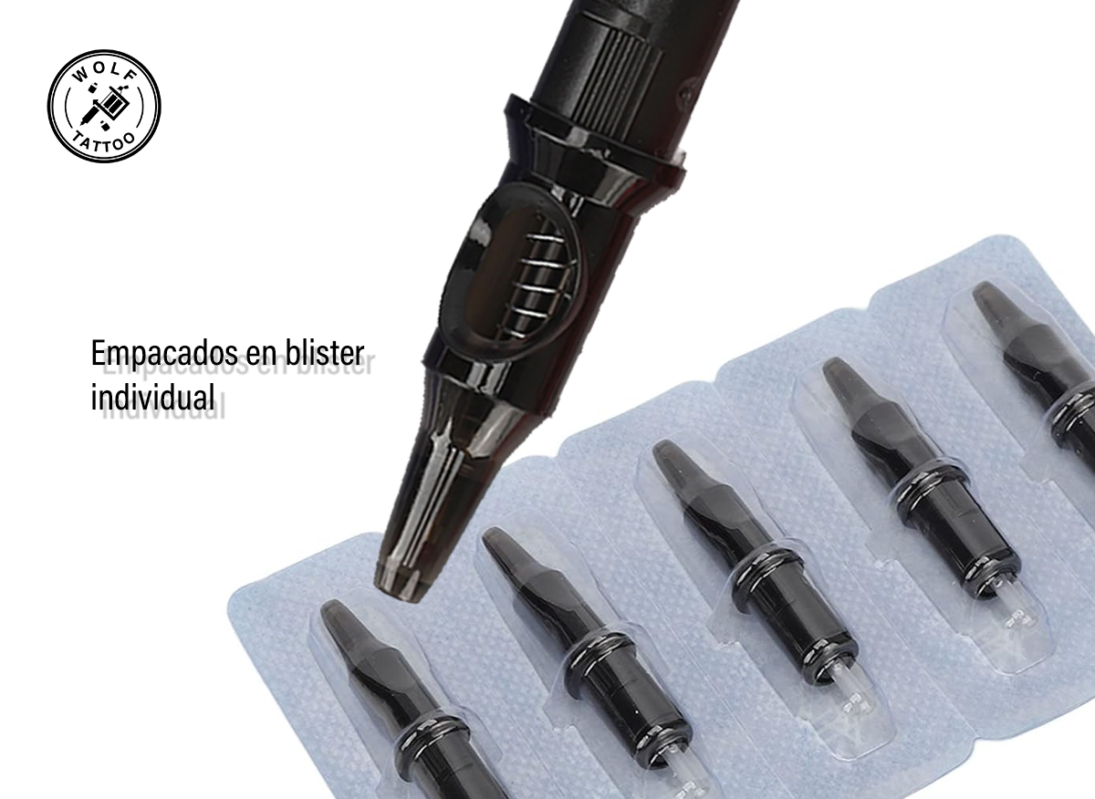 Cartucho Tipo Bolígrafo Para Práctica De Tatuaje 20pz