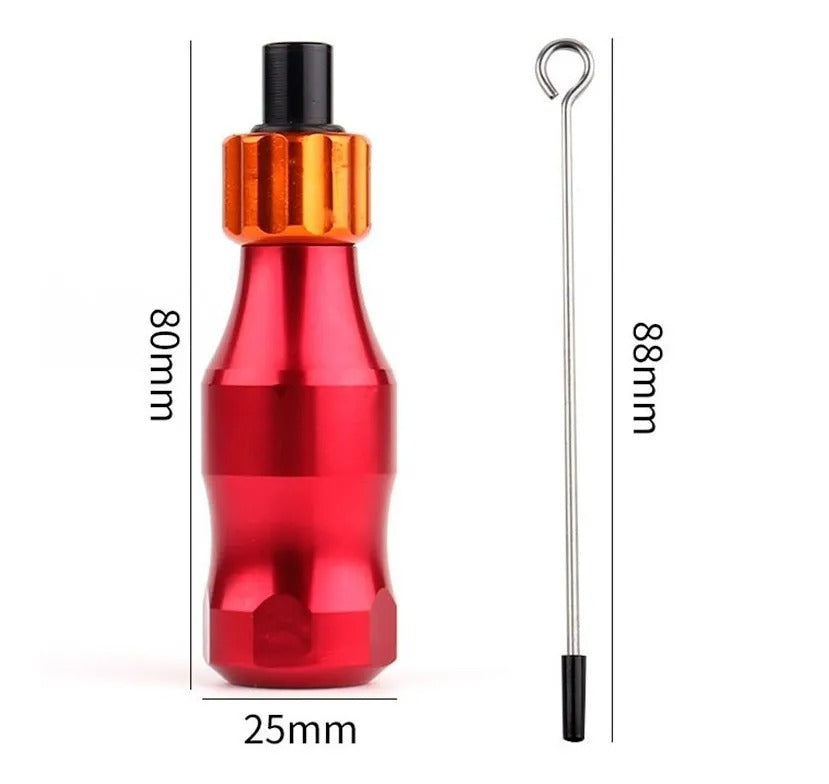Grip De Aluminio Para Cartucho Con Tuerca Para Ajustar 25mm