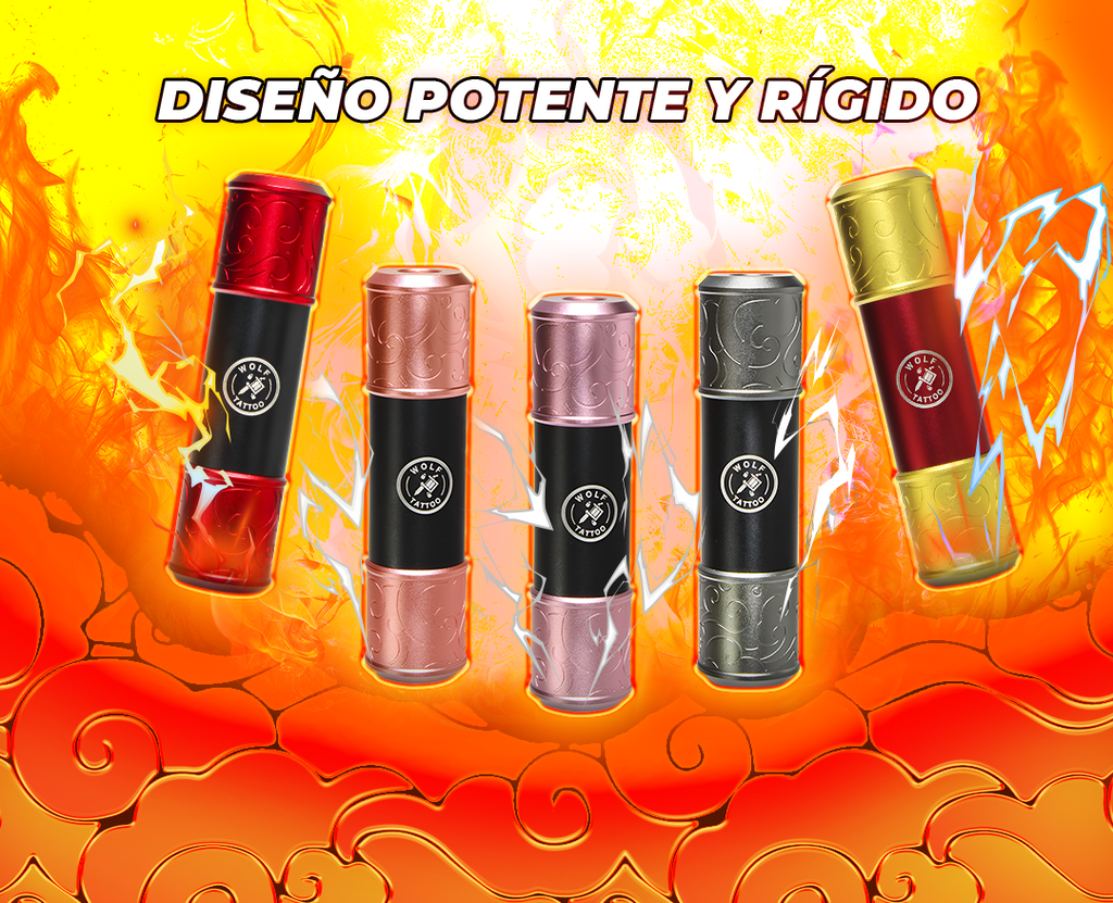 Máquina Rotativa "Goku I" Para Tatuaje Profesional Tattoo Pen Alámbrica