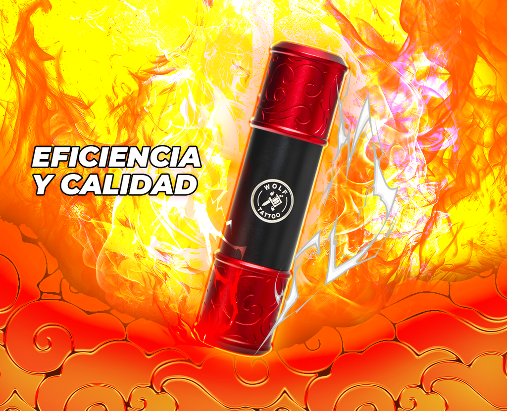 Máquina Rotativa "Goku I" Para Tatuaje Profesional Tattoo Pen Alámbrica