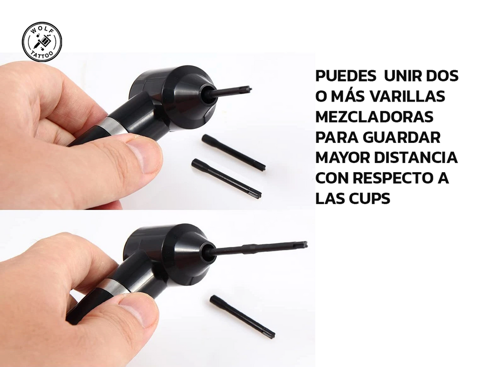 Mezclador De Tinta Para Tatuar | Mixer Ink | 5 Repuestos