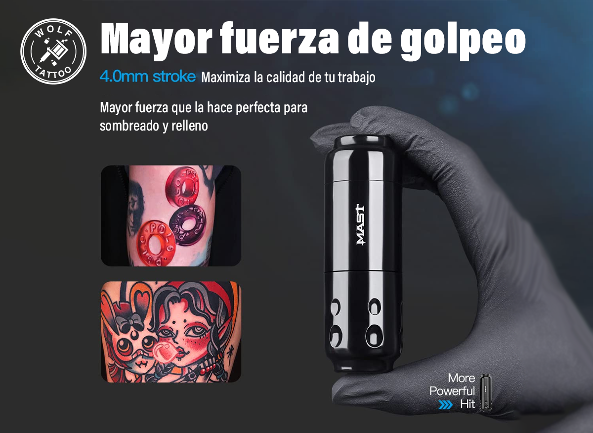 Máquina para Tatuar "SENSOR", marca MAST, Alámbrica.