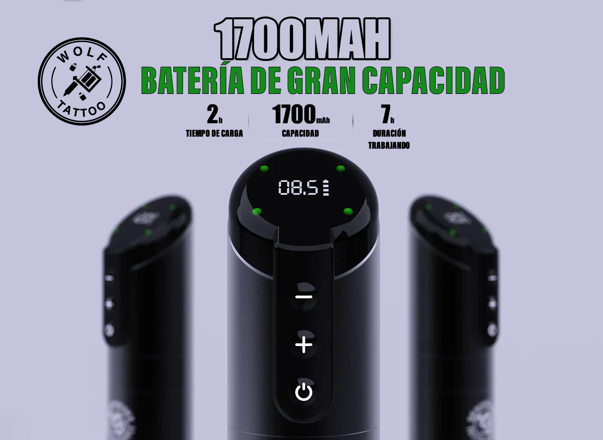 Máquina para Tatuar "X2", marca DRAGONHAWK, Inalámbrica.