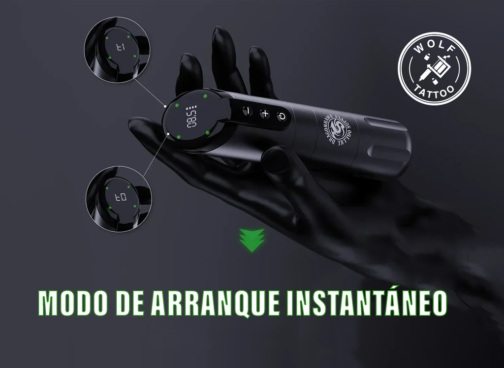 Máquina para Tatuar "X2", marca DRAGONHAWK, Inalámbrica.