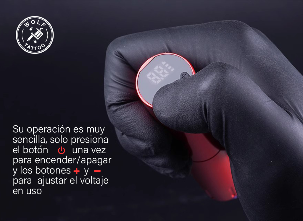 Máquina para Tatuar "TOUR Y22", marca MAST, Micropigmentación. Inalámbrica.