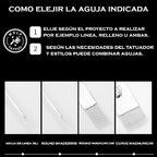 Caja De Agujas Para Tatuaje De Barra RL 50pz