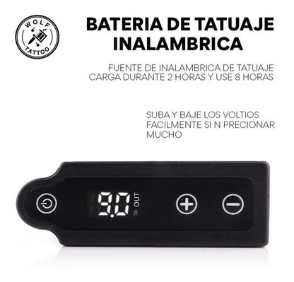 Batería Inalámbrica Para Máquina De Tatuaje Dc