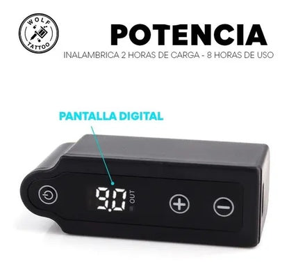 Batería Inalámbrica Para Máquina De Tatuaje Dc