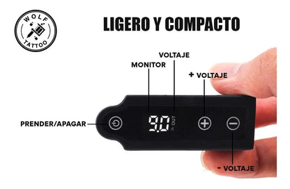Batería Inalámbrica Para Máquina De Tatuaje Dc