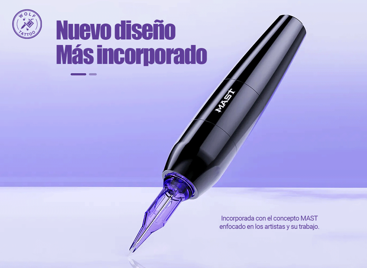 Máquina para Tatuar "P15", marca MAST, Micropigmentación, Alámbrica