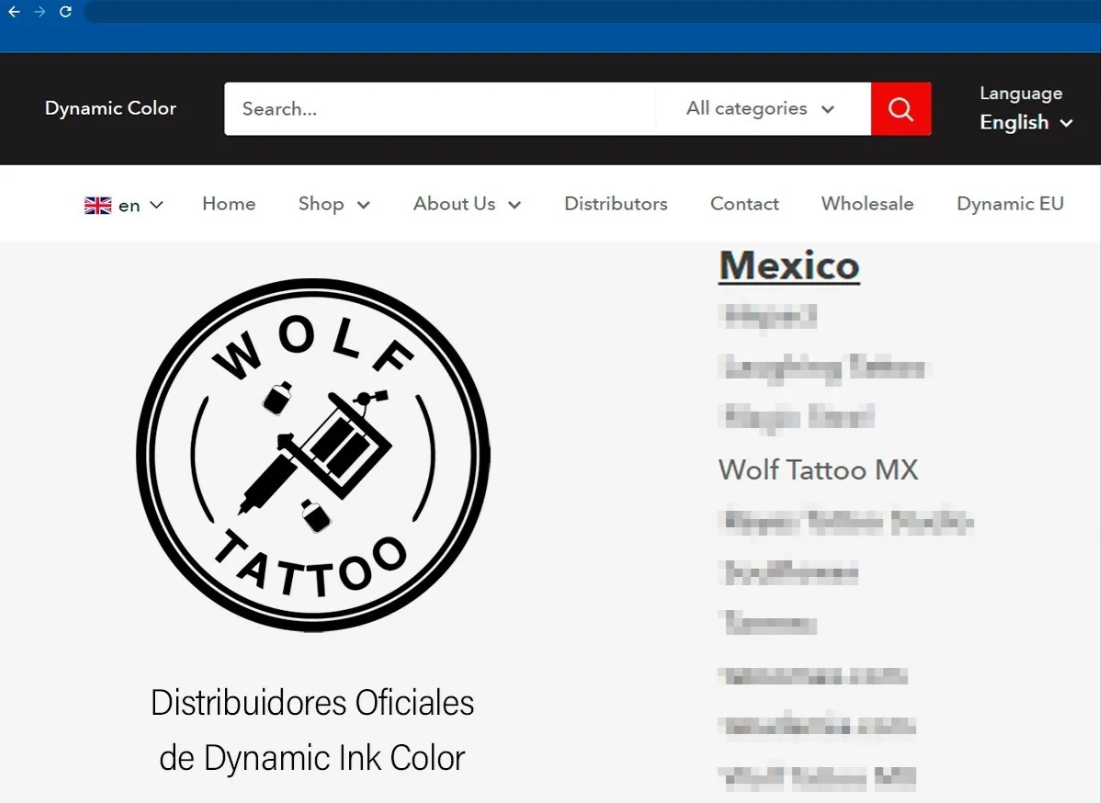 Tinta para Tatuajes Union Black marca Dynamic Color