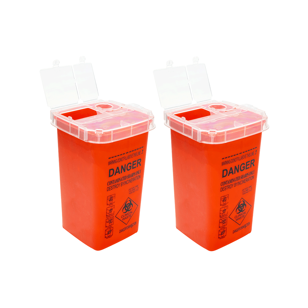Kit de 2 Contenedores RPBI 1 Litro