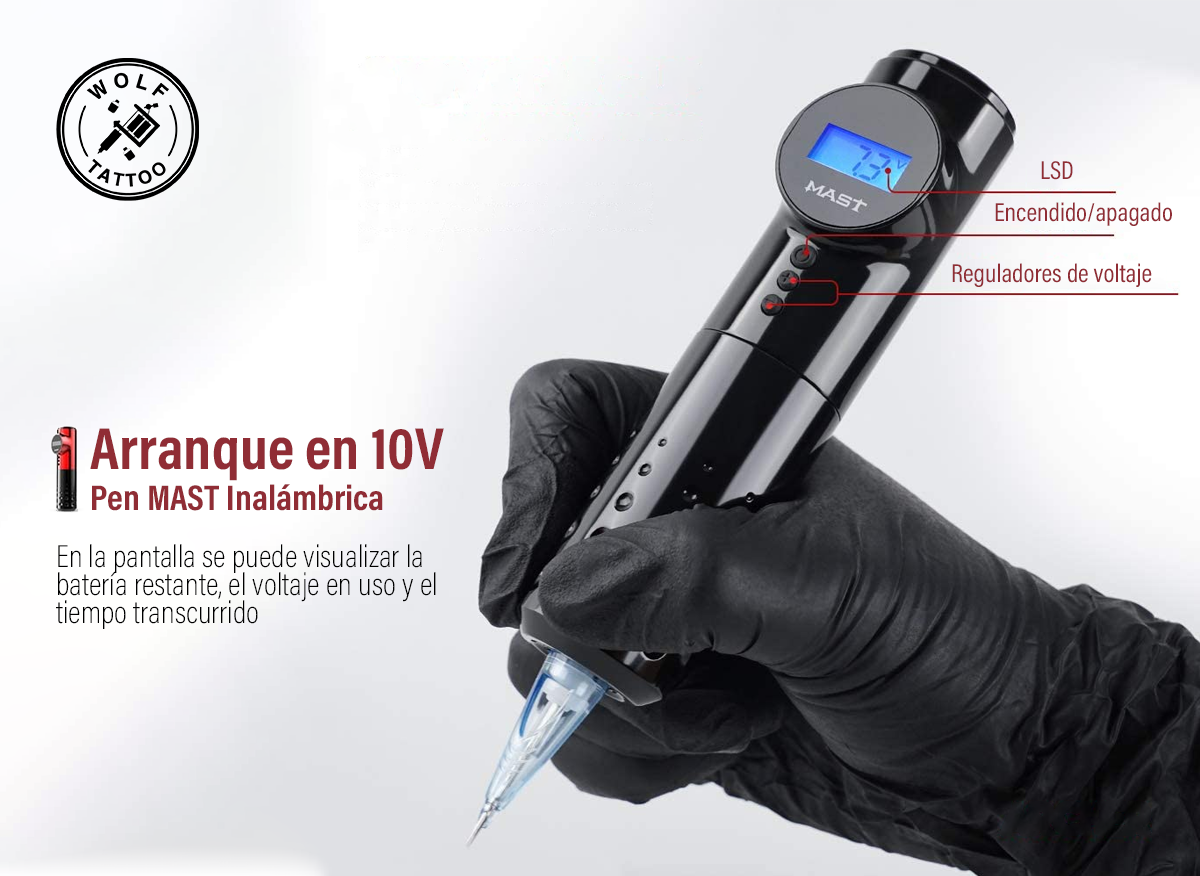 Máquina para Tatuar "ARCHER", marca MAST, Inalámbrica