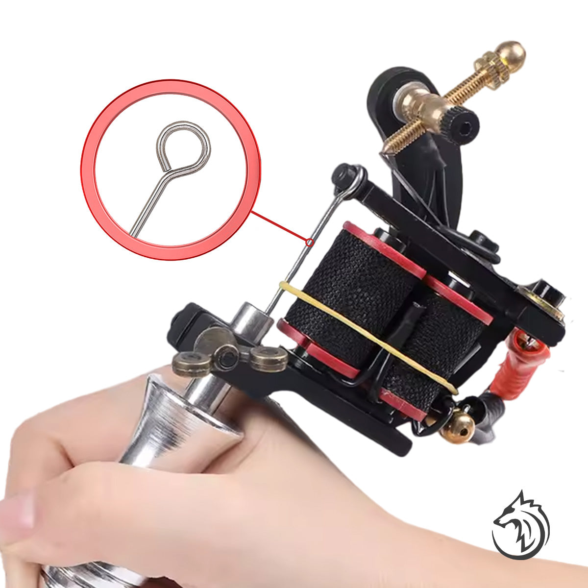 Varilla metal 90 mm para Maquina rotativa o bobina