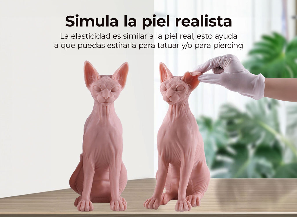 Piel sintética | Gato de silicón