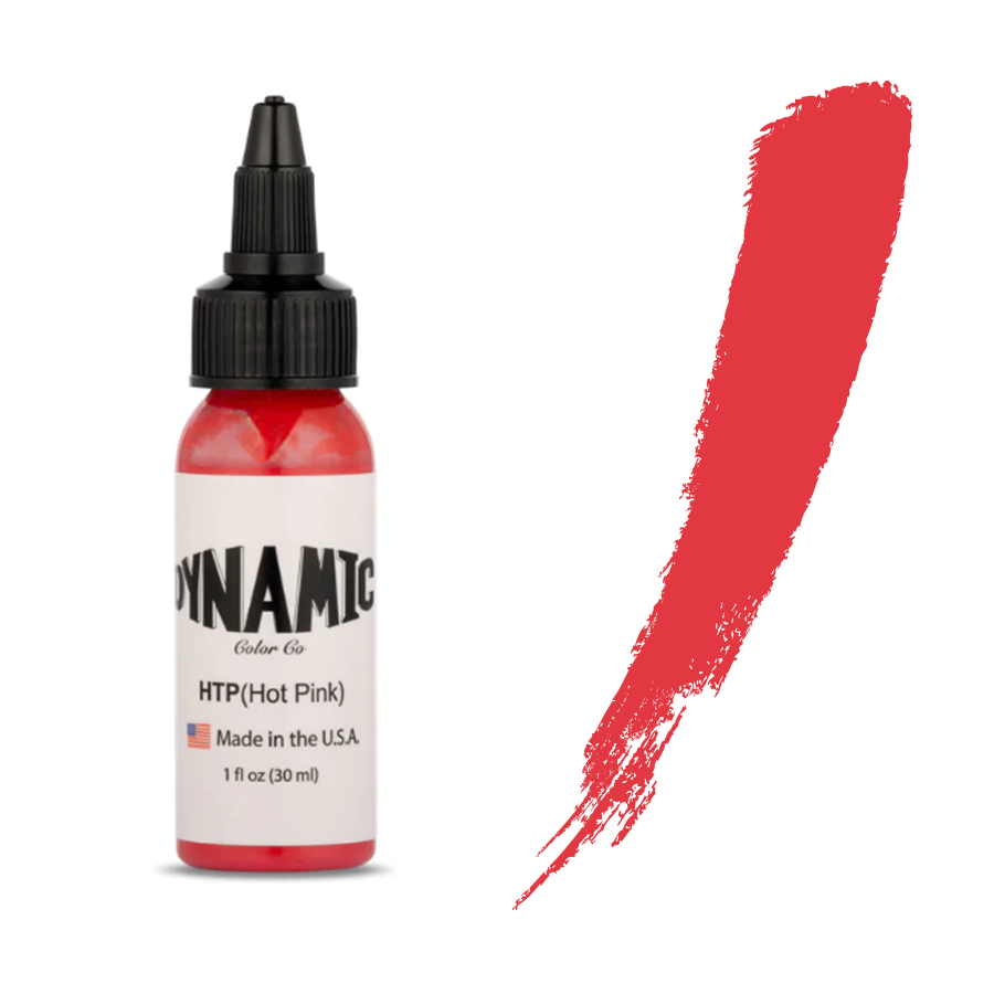 Tinta para Tatuajes Hot Pink marca Dynamic Color 1oz