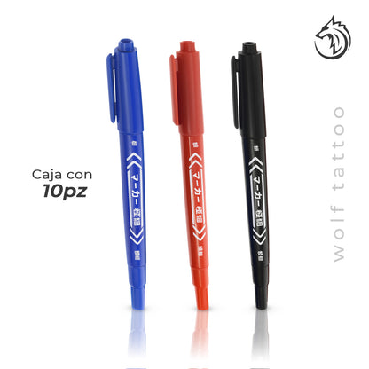 Pluma de aceite para tatuaje 10 pz