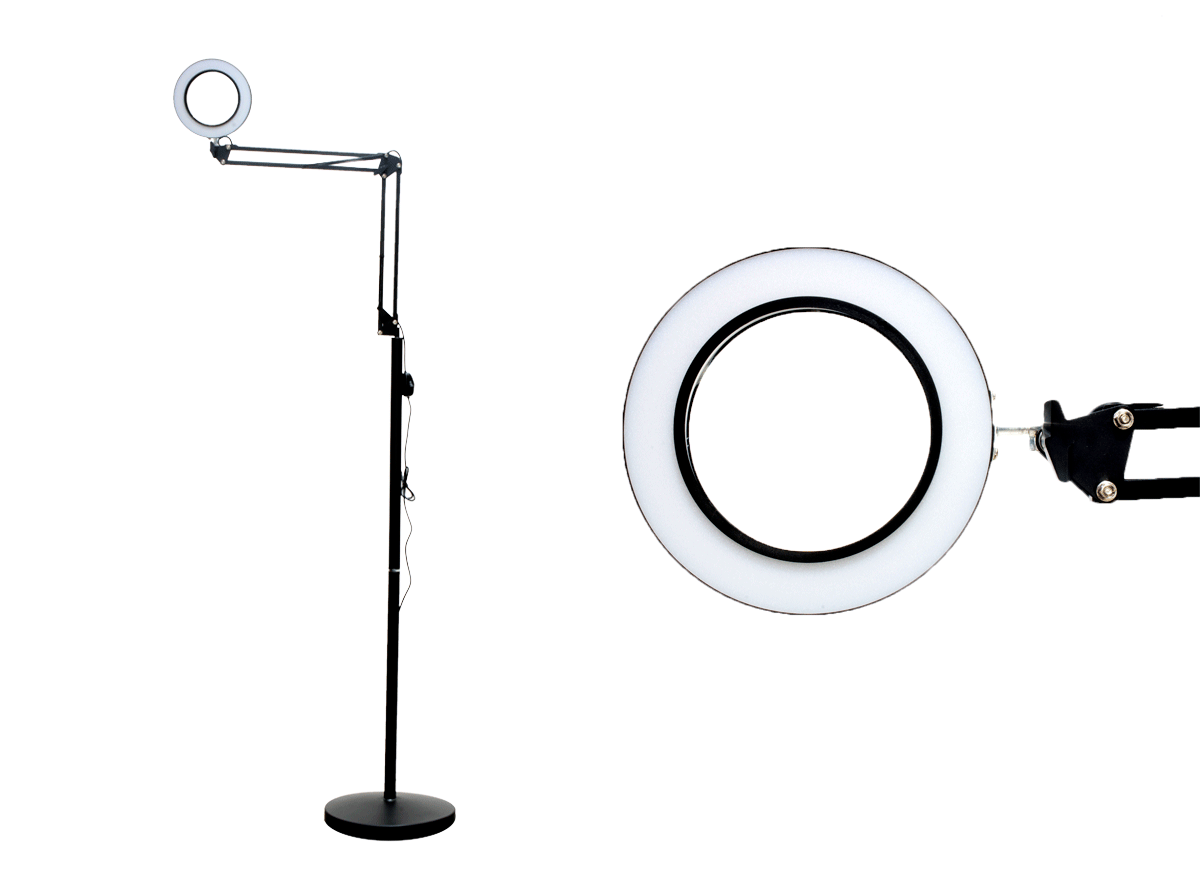 Lámpara Led con Lupa de 16cm