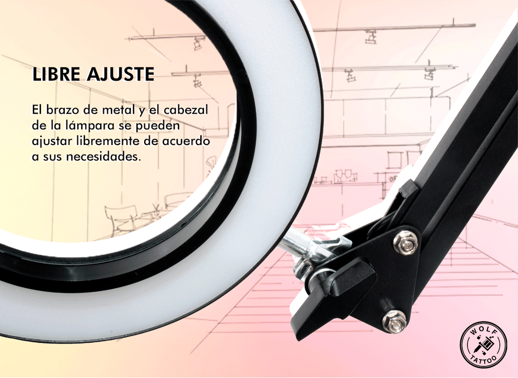 Lámpara Led con Lupa de 16cm