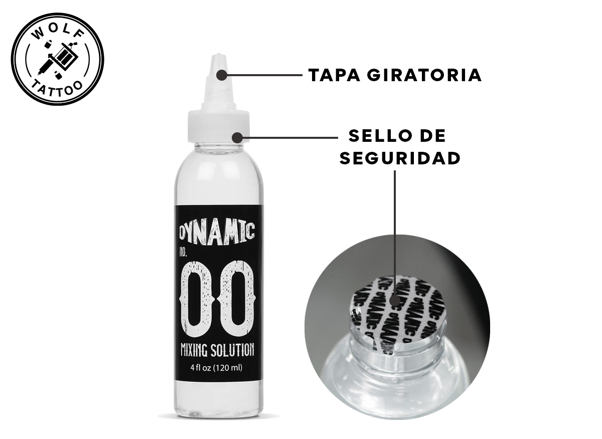 Mezclador  Tatuajes 00 Mixing Solution marca Dynamic Color