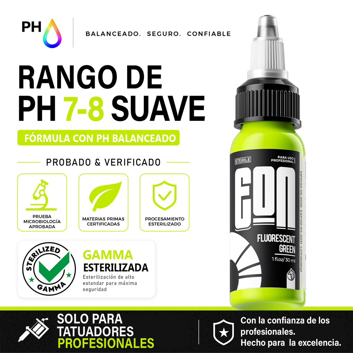 Eon Ink Fluorecent Green 1oz