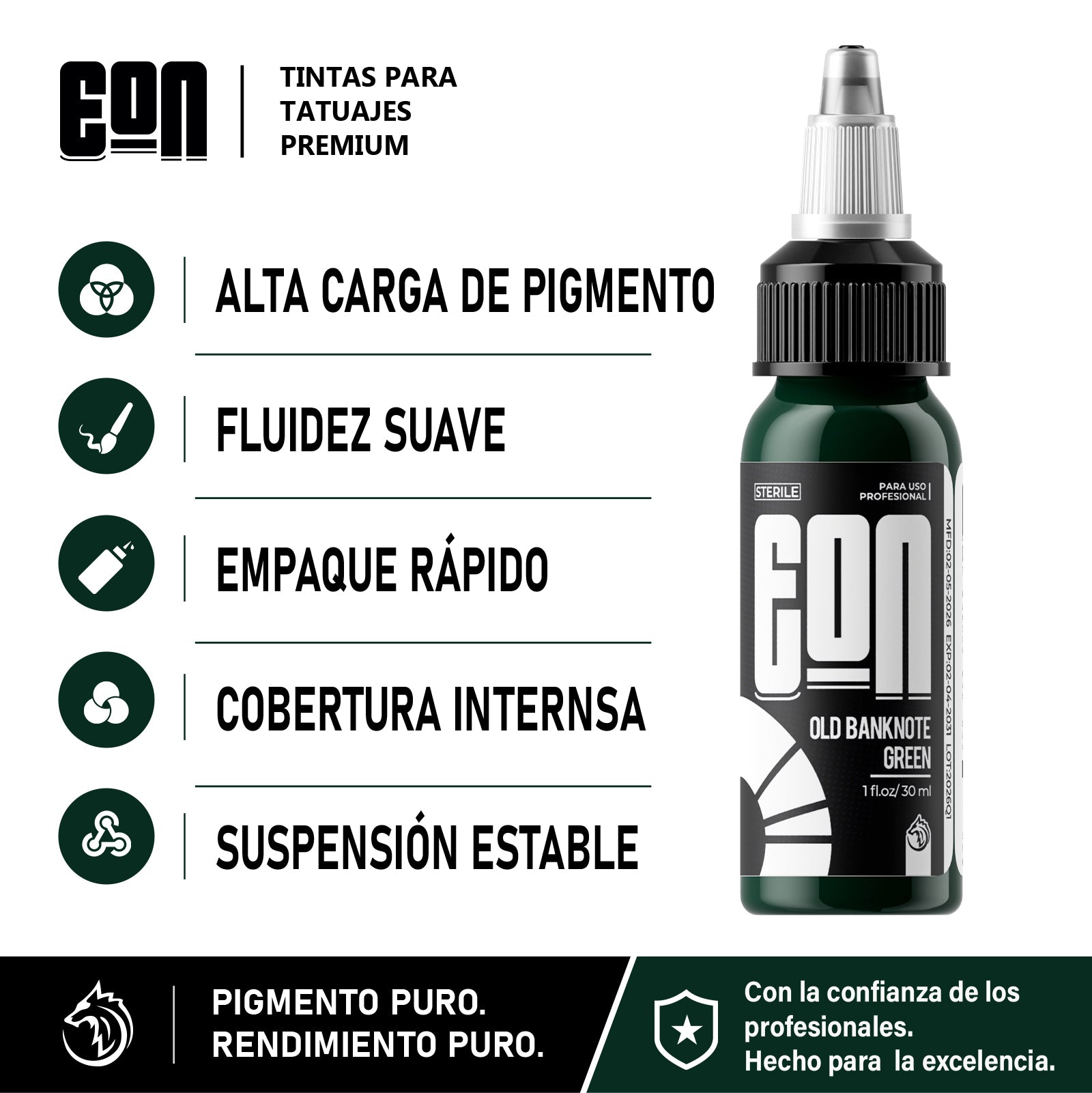 Eon Ink Old Banknote Green 1oz