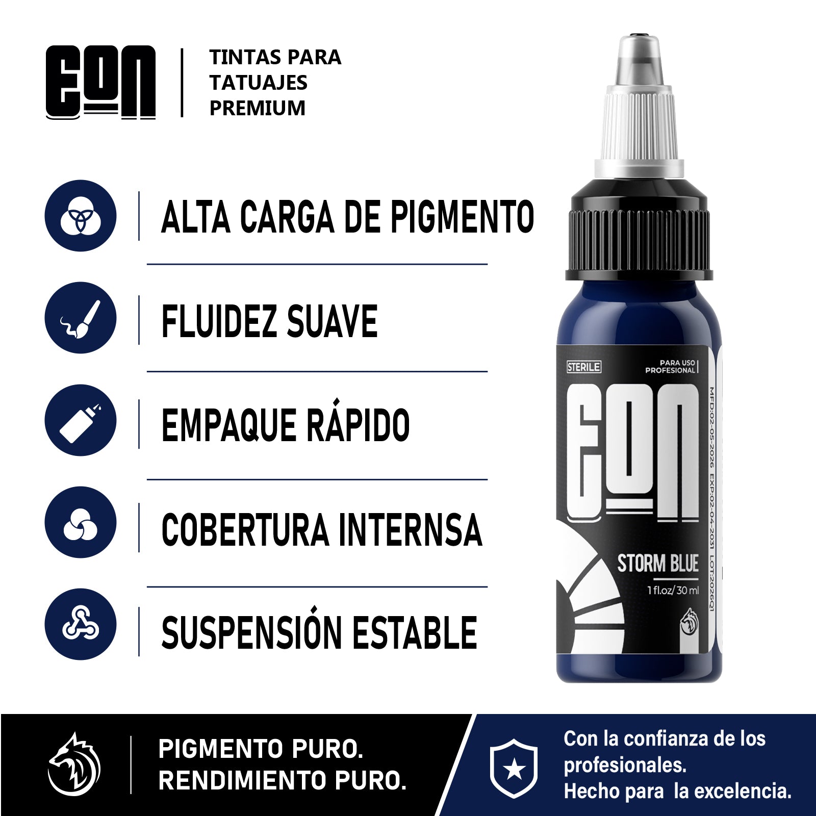 Eon Ink Storm Blue 1oz