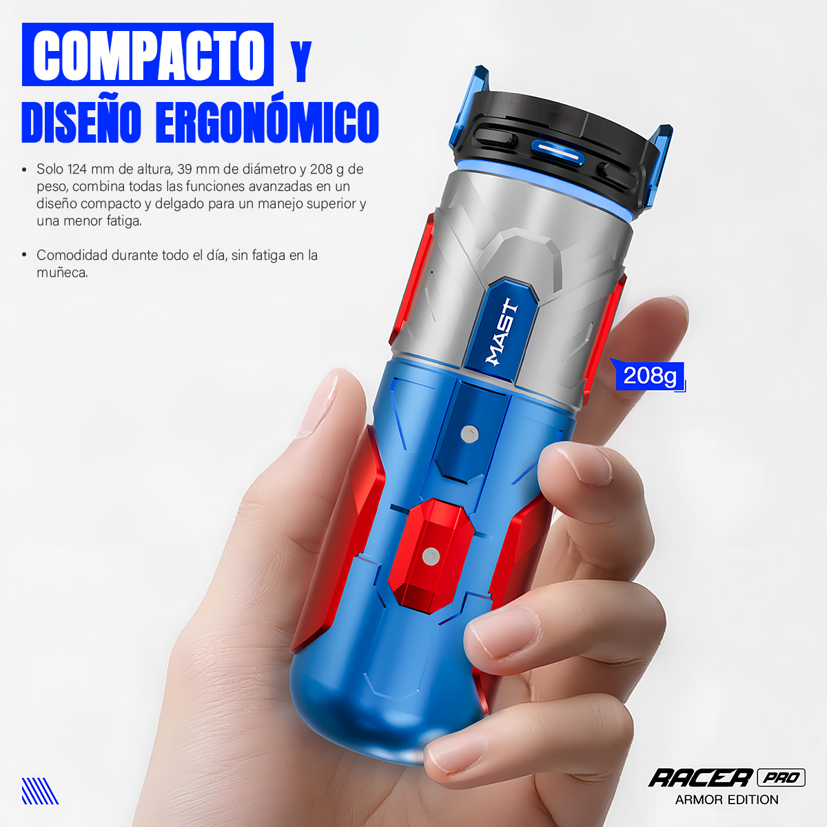 Maquina Inalambrica para tatuar MAST RACER PRO