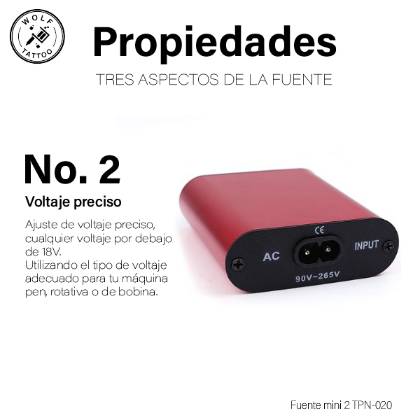 Fuente de poder Mini Portátil