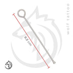 Varilla metal 90 mm para Maquina rotativa o bobina